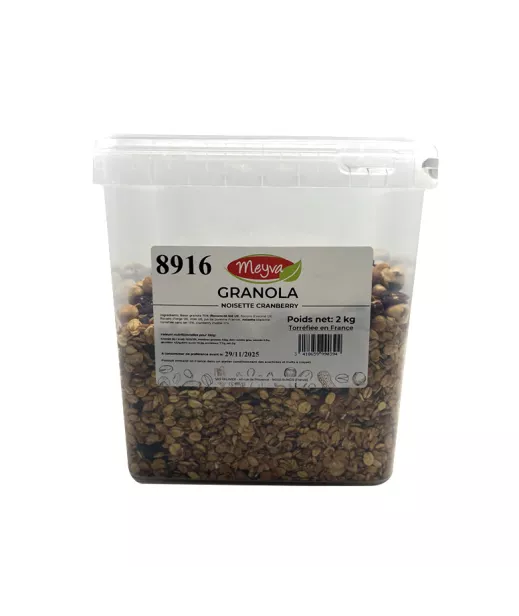 SEAU MEYVA - GRANOLA Noisette & Cranberry - 2KG